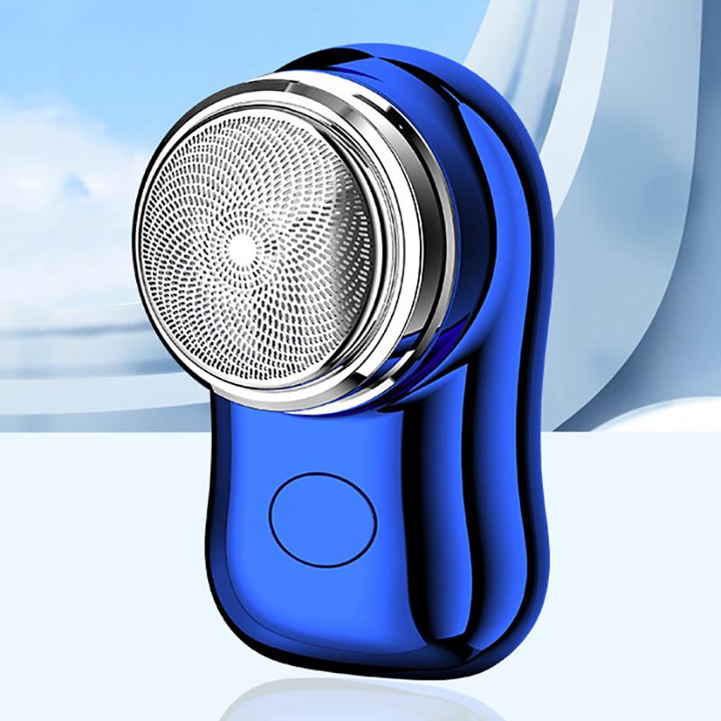 Мини-электробритва с зарядкой через USB, портативный высокоскоростной мотор, моющийся для мужчин, 100 мАч, для путешествий, Type-C, быстрая зарядка, поддержка перезарядки