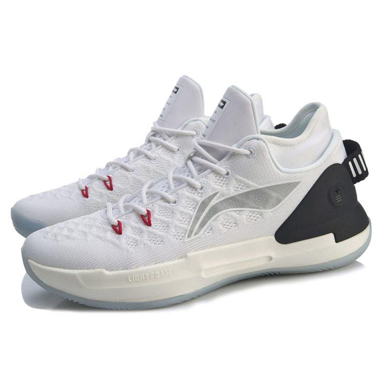 Li Ning YuShuai 13 Универсальная ткань Нескользящая, Износостойкая, Легкая Средняя высота LIGHT FOAM Баскетбольные кроссовки ABAP095-1
