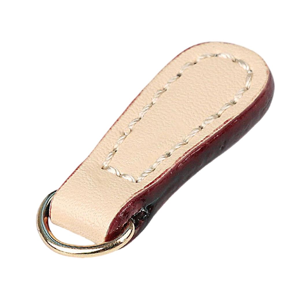 2 Pieces/Set Stylish Zip Pull Strap PU Leather Zipper Pullers Zipper Tags for Boot Jacket Bag Purse Handbag Replacement