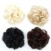 Women Curly Chignon Hair Clip In Hairpiece Extension Bun for Brides Synthetic Hair High Temperature Fiber