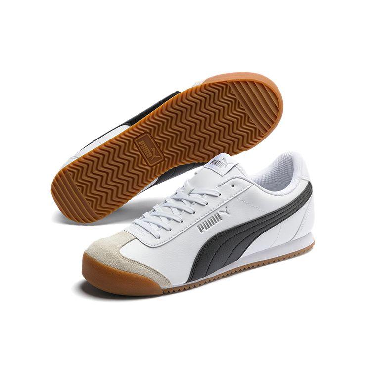Puma Turino Synthetic Leather Comfortable Casual Low-Top Lifestyle Shoes Unisex Sneakers White 371113-03