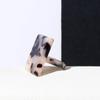 Tortoiseshell Rectangle Elegant Acrylic Finger Rings Resin Rings Leopard Pattern Fashion Jewelry