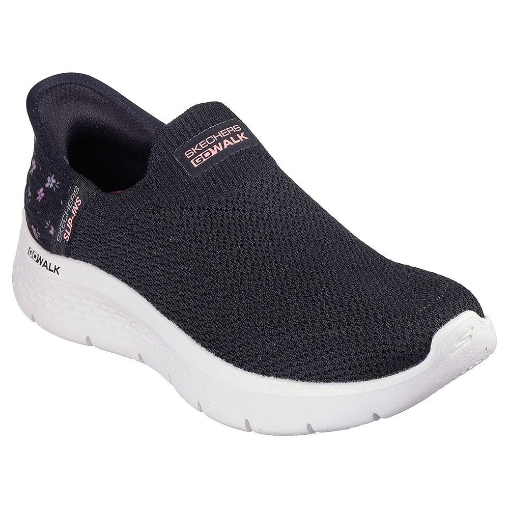 Skechers Go Walk Flex Удобные Универсальные Низкие Повседневные Кроссовки Женские Черный 124822-BKPK-5