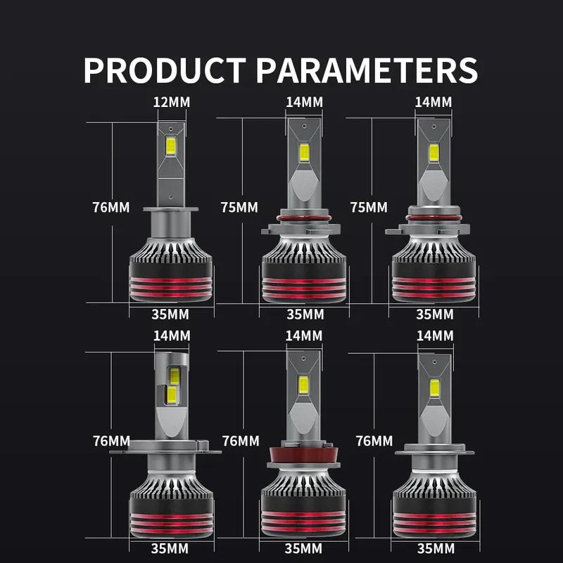 M8 PRO H1 H4 H7 Светодиодные Canbus Лампы H8 H9 H11 H16 JP 9012 HIR2 880 Лампы Фары 130W HB3 9005 HB4 9006 Автомобильные Огни Стабильная Работа
