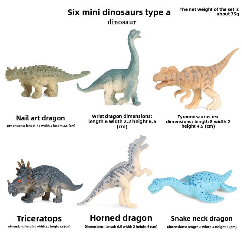 Dinosaur Model Set For Kids Plastic Replicas Trex And Pterodactyl Display Toy