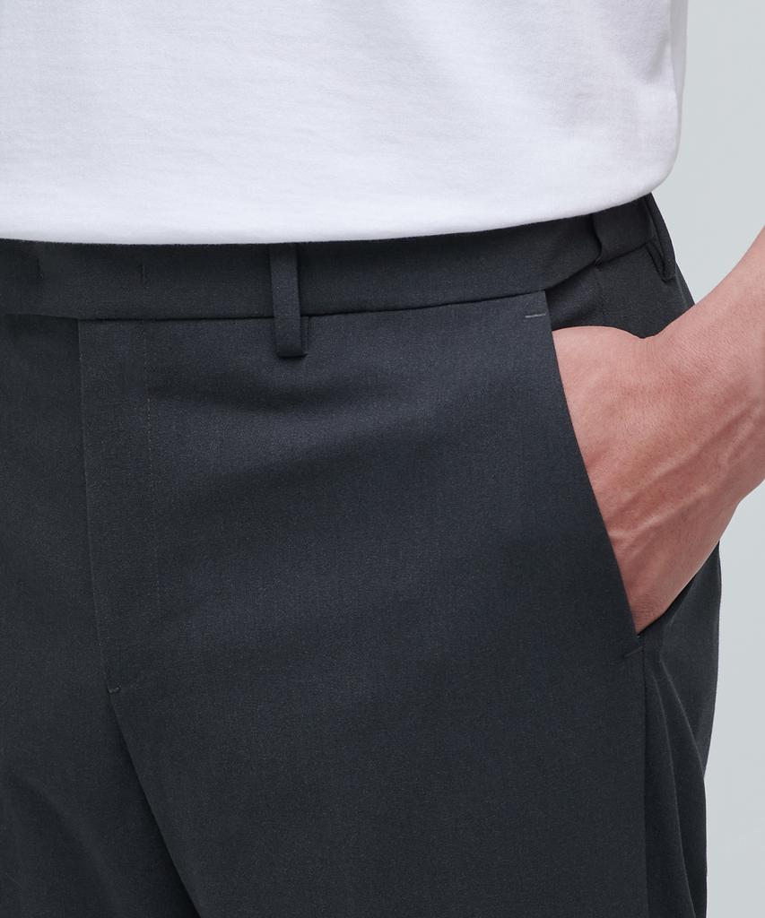 MUSINSA STANDARD Lightweight Semi-Wide Hidden Banding Slacks [Gray]