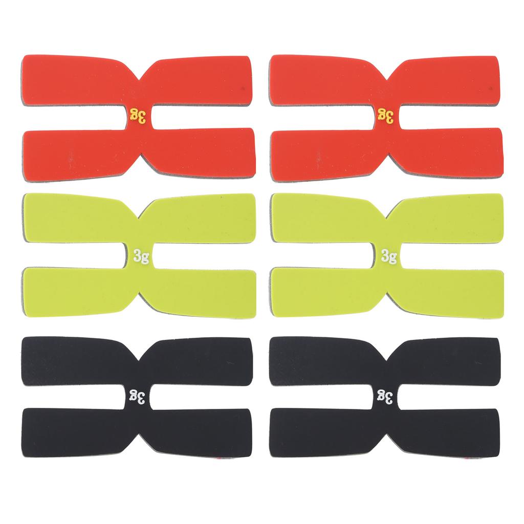 6шт бадминтон балансировочная деталь H-типа силиконовая головка ракетки утяжеляющая пленка аксессуар для бадминтона