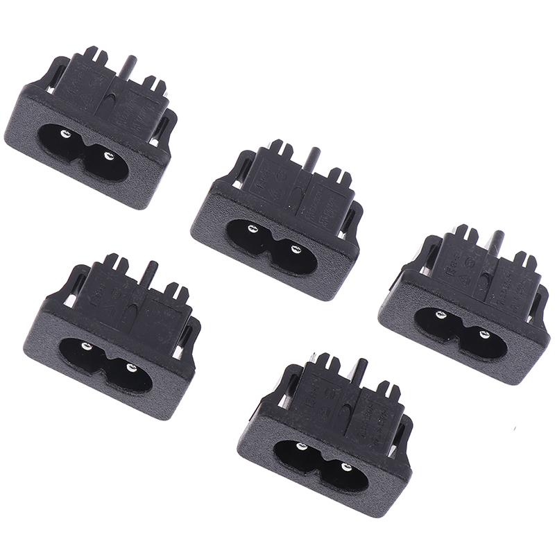 5 шт. AC250V 5A 2Pin AC силовая розетка крепление гнездо