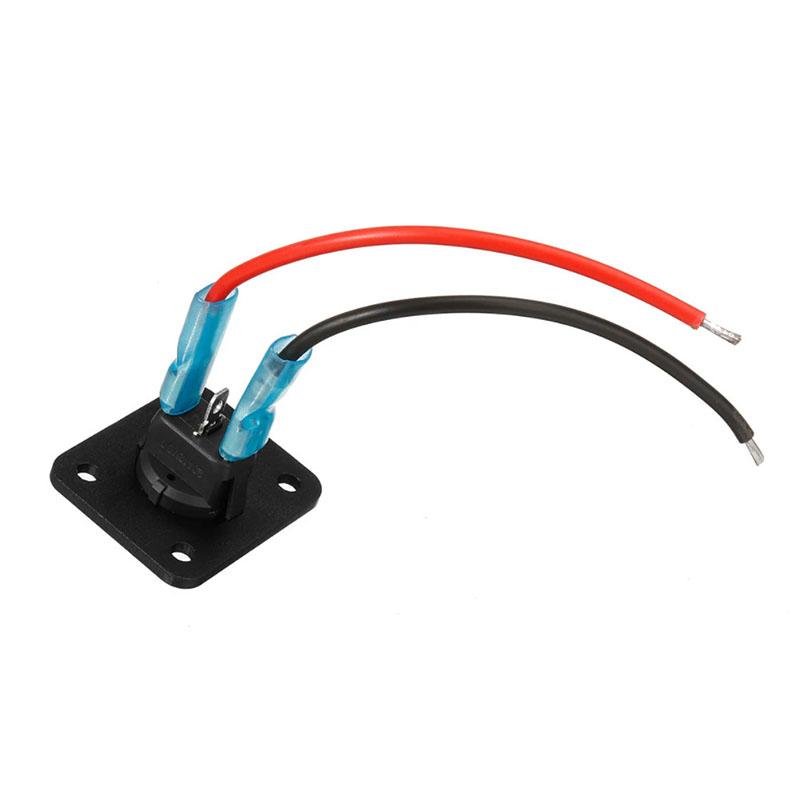 12 В 1-4 Gang Универсальный тумблер Панель USB Автомобиль Лодка Морской Автофургон Грузовик Синий светодиод Стильные аксессуары Морской кулисный переключатель