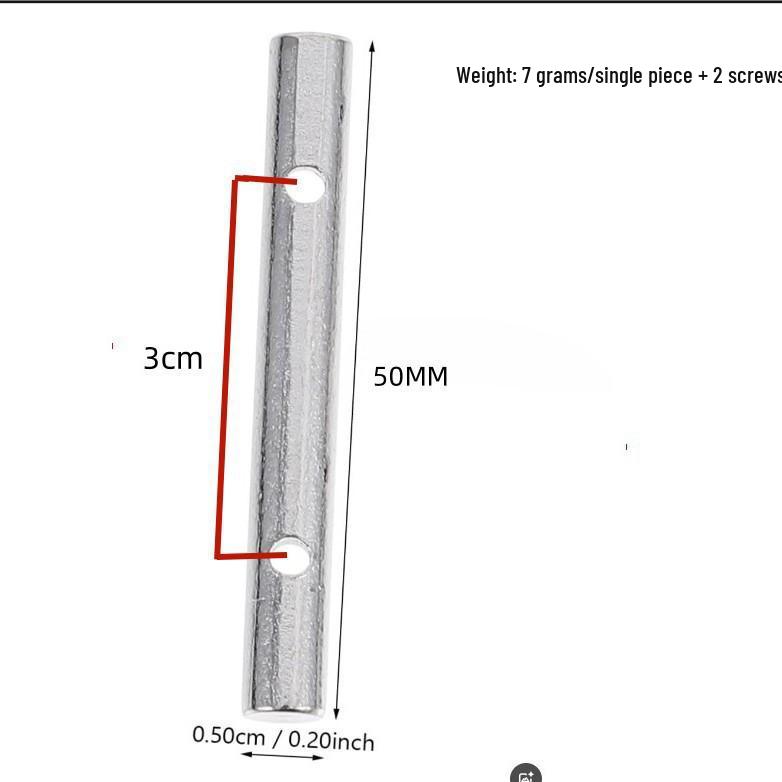 Electric Guitar Headstock String Tree Bar - 50MM (Black, Gold, Chrome)