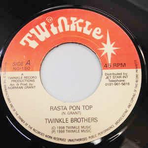 7inch Record TWINKLE BROTHERS Rasta Pon Top NG150 Twinkle Music 1998 UK Reggae Ska Dub Used
