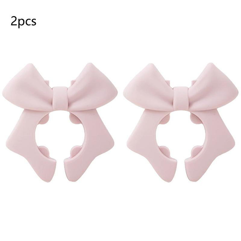 1/2 Piece Bowknot Silicone Spatula Holder Anti-scalding Cutlery Holder Suitable For Spoon Cooking Utensils