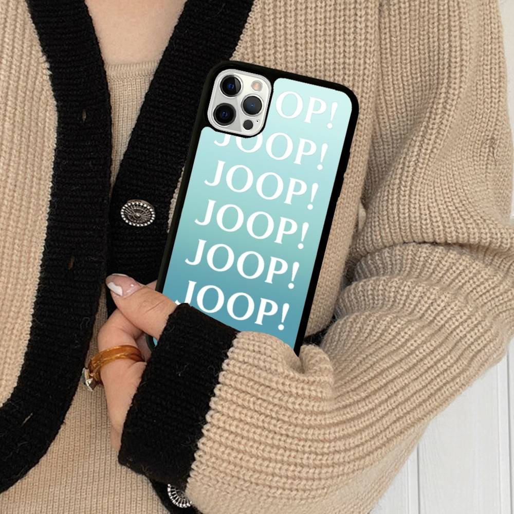 Модный бренд J-Joop Для IPhone 17 16 15 14 13 12 11 Mini Pro Max Plus Задняя крышка для телефона из ПК+ТПУ