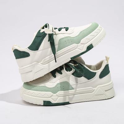 Весенние новые корейские туфли Ins White Shoes для студентов, дышащие кроссовки, повседневные туфли на платформе, увеличивающие рост, женские