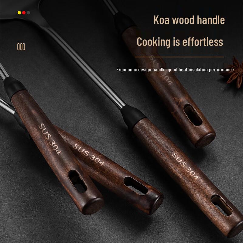 Кухонная лопатка Yoshida Craftsman из нержавеющей стали 304 с деревянной ручкой