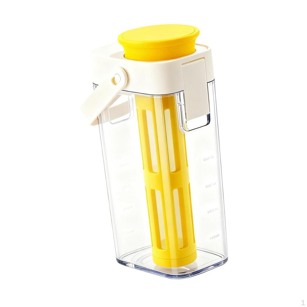 1 Liter Cold Brew Coffee Maker, Reusable Refrigerator Water Jug, Leak Beverage Dispenser for