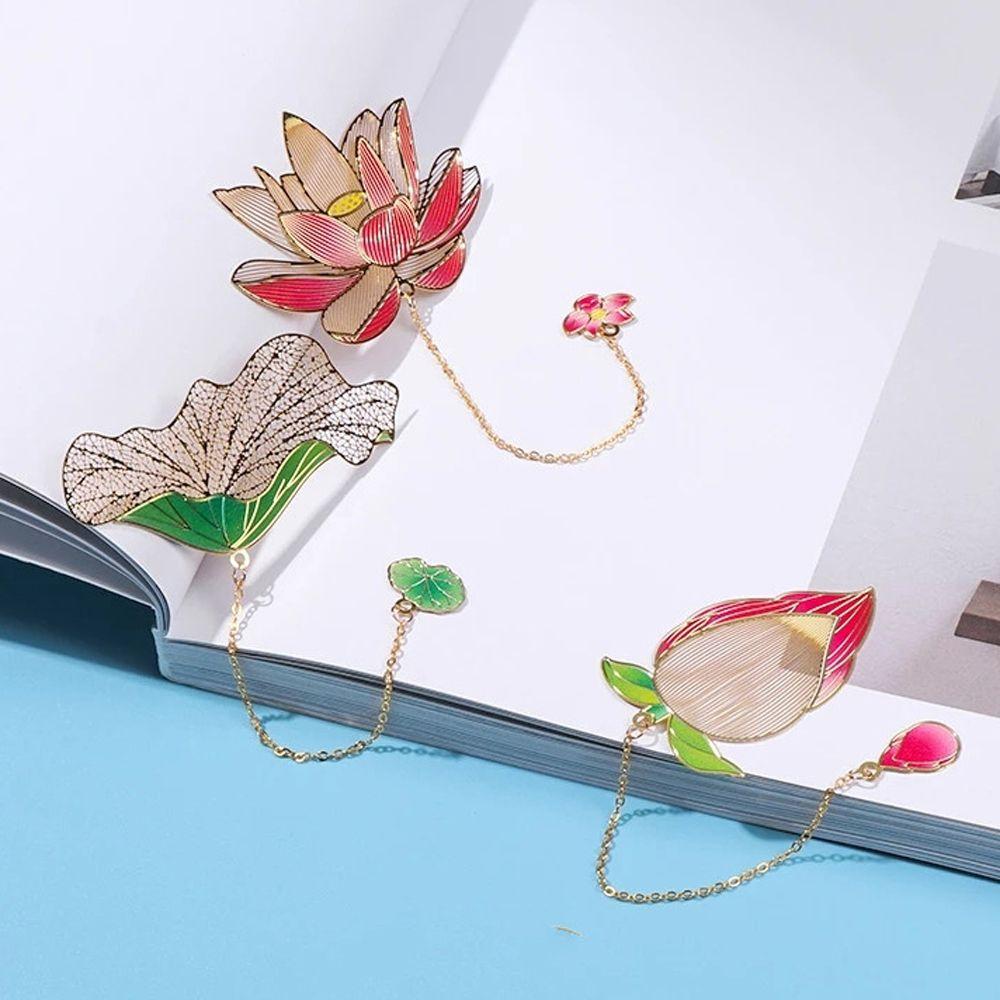 Leaf Vein Apricot Leaf Rose Flower Leaf Bookmark Hollow Bookmark Metal Bookmark Vintage Bookmark