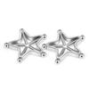 2Pcs Clamps Rings Clips Star Shape Body Jewelry for Women Men