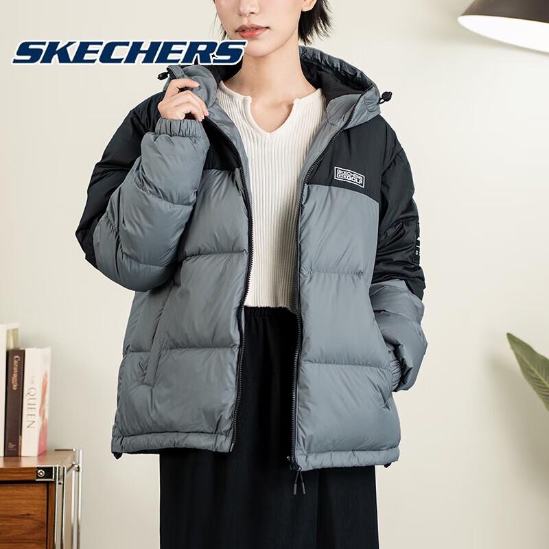 Skechers Унисекс теплая пуховая куртка
