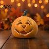 Simulated Pumpkin Light Halloween Creepy Light, Jack-O-Lantern Decoration, Scary Indoor Outdoor Hollow Lamp for Holiday Parties Yard Decor