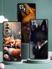 Red Fox Phone Case Cover for Redmi 14C 10C Note 15 14 13 12 10 11 K40 Pro Plus 5G Soft TPU Shockproof Shell Fundas Capas Coque