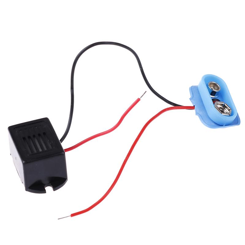 Механический зуммер 9 В со свинцовым вибрирующим зуммером 22X16X14 мм с держателем батареи