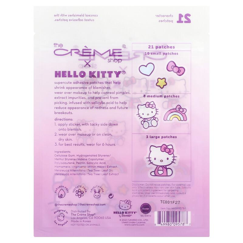 Hello Kitty®, Over-Makeup Hydrocolloid Blemish Patches, 21 Character Patches