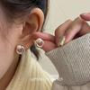 Серьги-кольца с жемчугом Su Chuang S925 из стерлингового серебра - Элегантные женские ювелирные изделия класса люкс