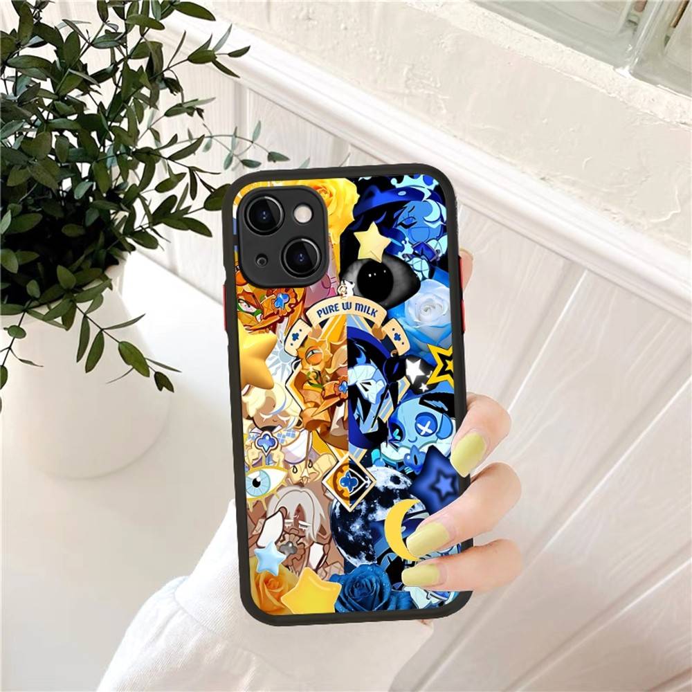 Game Cookie Run cute Kingdom Phone Case for iPhone 16 15 14 11 12 13 Pro Max X XS Translucent Matte Cover