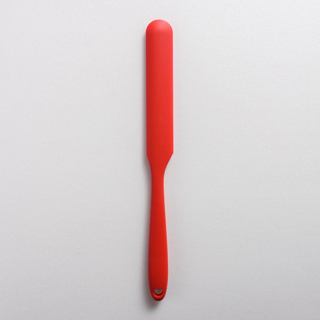 Маленький цельный силиконовый маленький длинный скребок, инструменты для выпечки, скребок для масла, нож для смешивания шоколадного сливочного крема, лопаточка для торта