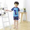 Boys' Two-Piece Swimsuit Set with Swim Trunks and Cap - Korean Style Surfing Suit for Children