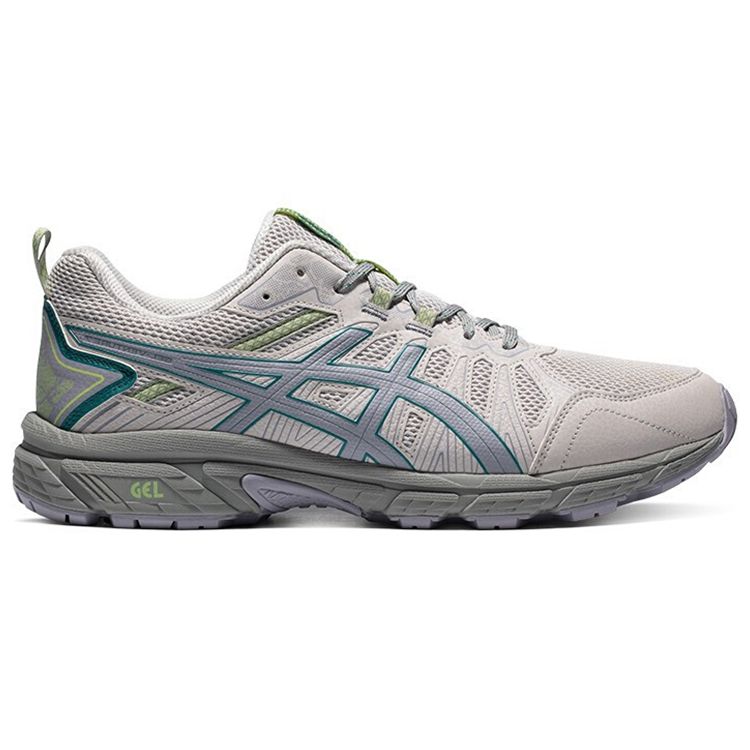 Asics Gel-Venture 7 Удобные Универсальные Тканевые Низкие Повседневные Кроссовки для Бега Мужские кроссовки Серо-Синие 1011A948-023
