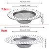 Stainless Steel Hair Clean Up Sewer Anti Clog Mesh Trap Waste Catcher Sink Strainer Drain Filter