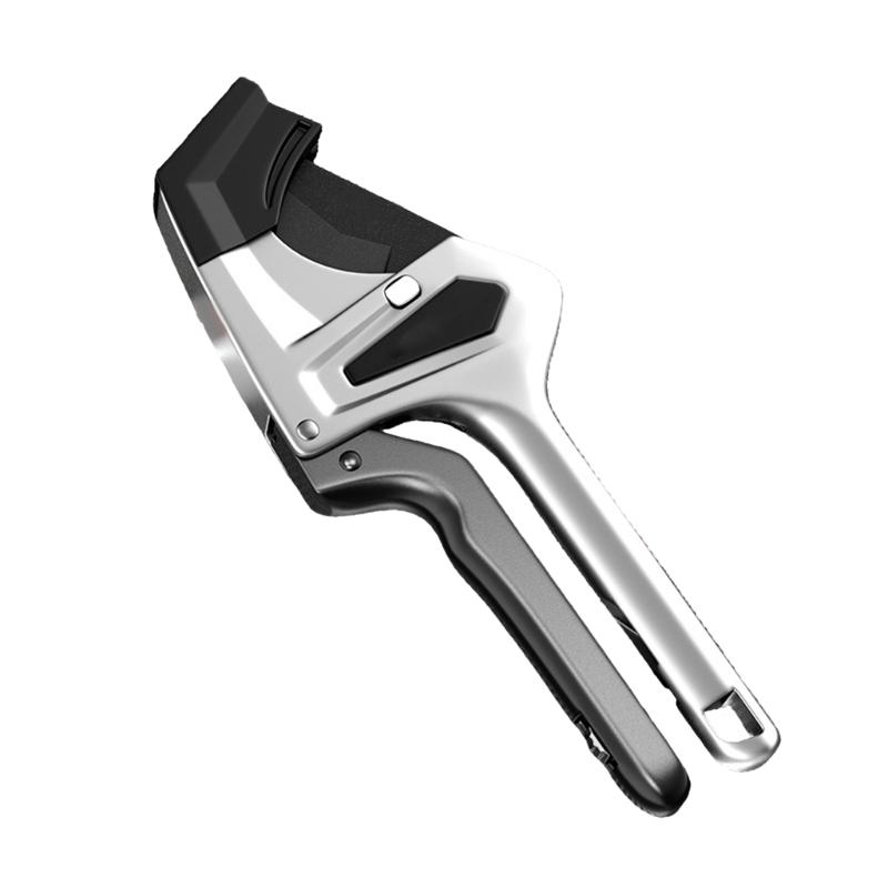 Ratcheting PVC Pipe Shears Pipe Cutter for Cutting of Plastic and PEX Pipes for DIY Enthusiasts