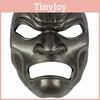 Черные и серебристые маски воина Спартанца 300, идеально подходящие для косплей-мероприятий на Хэллоуин