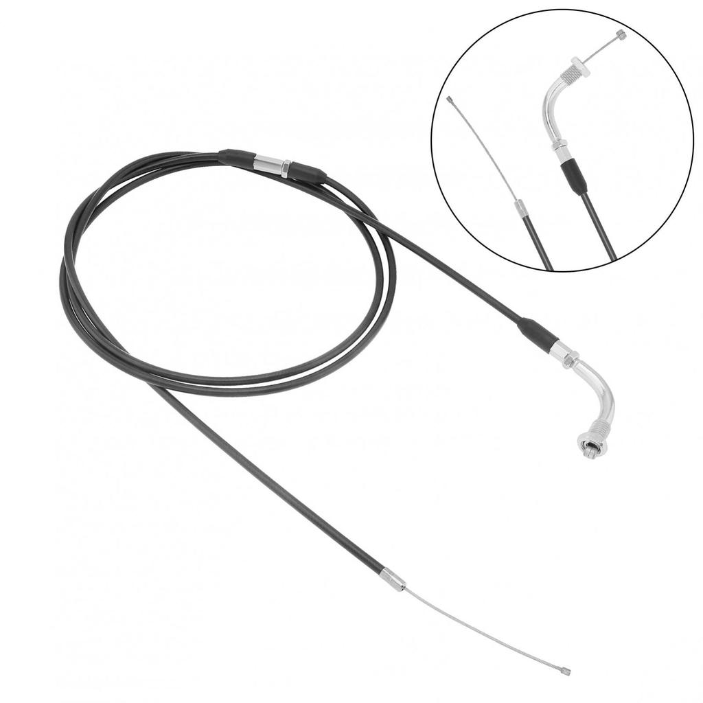 190cm Universal Durabled Motorcycle Throttle Cable Replacement Upgrade for Carburetor Bucket Adjustable Stainless Steel Line