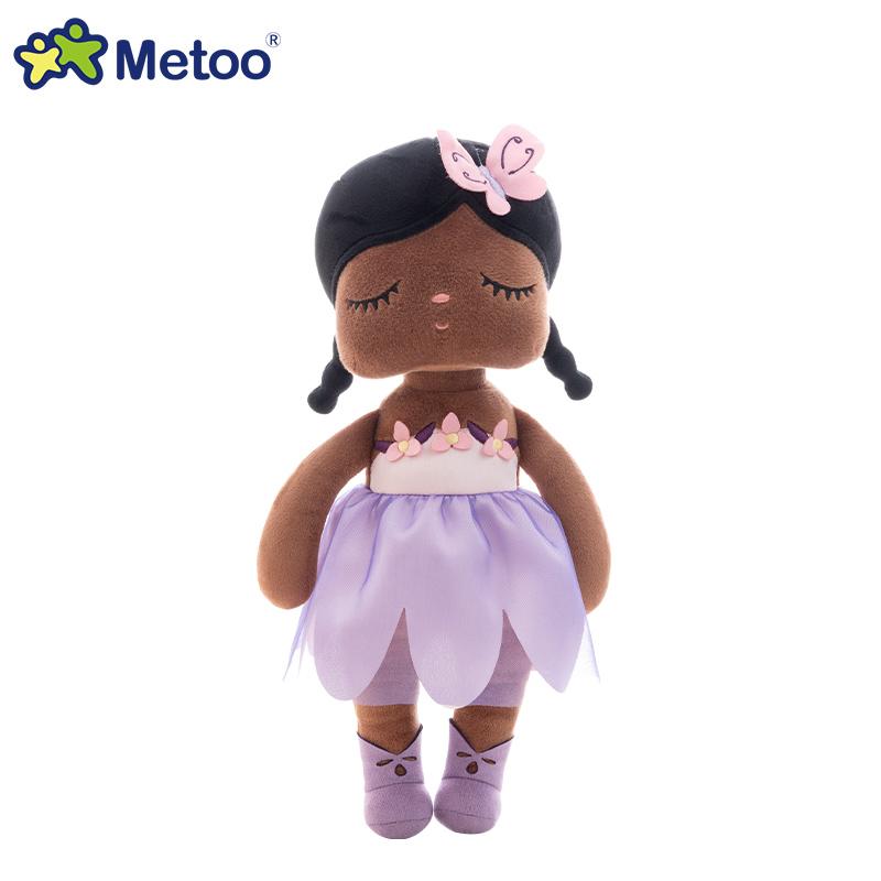 Metoo Doll plushie cute and charming Flower Fairy Angela Plush Playthings Pillow Cartoon Decoration Present Designed For Children Friends