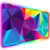 RGB большой 90x40 см офисный коврик для мыши светодиодный игровой коврик для мыши клавиатура компьютер геометрический стол подушка для планшета ПК коврик для ноутбука