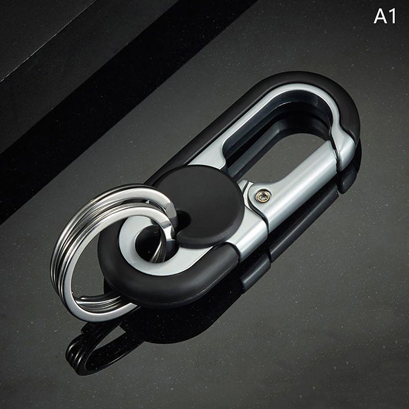 Car Keychain Creative Key Holder Men  Camping Climbing Metal Key Ring