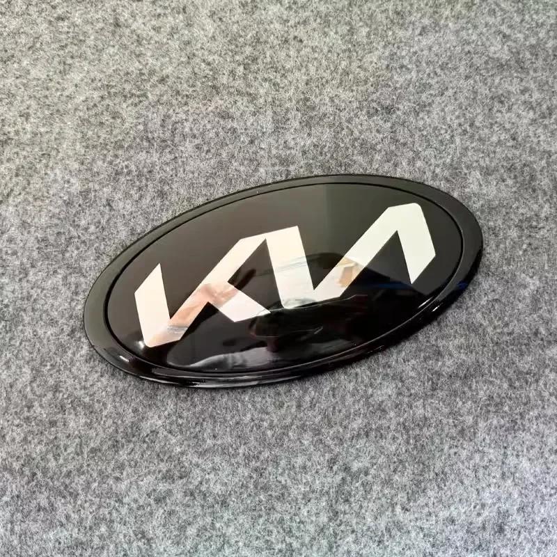 ENTQ1 Front Grille Rear Trunk Badge Sticker Cover Trim For Kia EV6 Sorento Niro Stinger Ceed Carnival K5 K9 Soul Carens etc