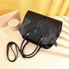 Crocodile-patterned Women's Leather Bags, Fashionable and Trendy Ladies' Handbags, Single-shoulder Crossbody Bags, Garden Bags