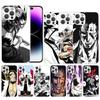 Bleach Кемпачи Зараки Мягкий чехол для iPhone 16 17 Air 15 14 Pro Max 16E Чехол для телефона 13 Mini 12 11 7 SE 8 С рисунком Подходящие чехлы