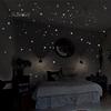 Home Decor 407Pcs Round Dots Wall Stickers Night Luminous Star Decal Kids Room Home Decor