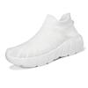 Fashion Outdoor Casual Running Shoes Men Slip-On Knitted Socks Sneakers Breathable Lightweight Mesh Lazy Shoes Easy Wear Rubber Outsole