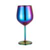 500ML Stainless Steel Red Wine Cocktail Glass Unbreakable Metal Tall Champagne Glass KTV Bar Goblet European Style Wine Glass