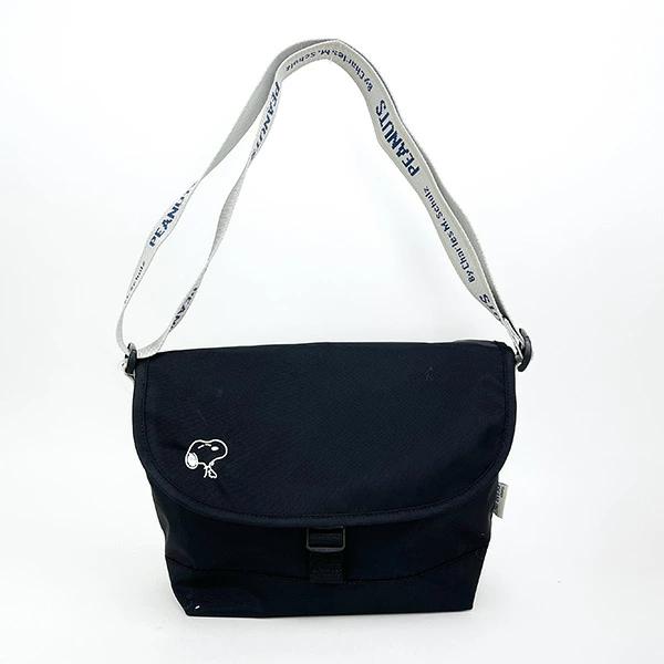 Сумка Snoopy Messenger Черная сумка через плечо с лентой с логотипом Для прогулок и путешествий