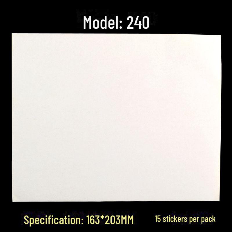 A5 Self-Adhesive Blank White Stickers for Printing and Handwriting Labels