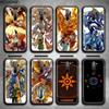 Чехол для телефона Digimon Adventure anime для Redmi 9A 8A 7 6 6A Note 9 8 8T Pro Max Redmi 9 K20 K30 Pro
