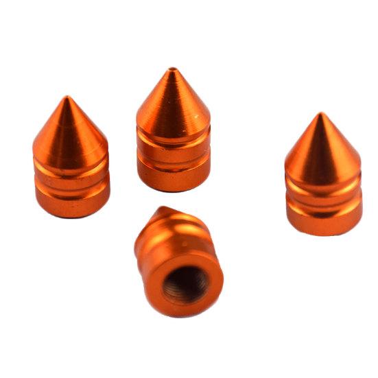 4 шт. стильный металлический корпус в форме башни, автомобильное колесо, воздушный клапан, пылезащитные колпачки, крышка