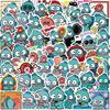10/30/50 шт. Sanrio Уродливая Рыбка Хантон Аниме Наклейки Милые Мультяшные Граффити Наклейки Телефон Ноутбук Чемодан Забавная Наклейка Детская Игрушка